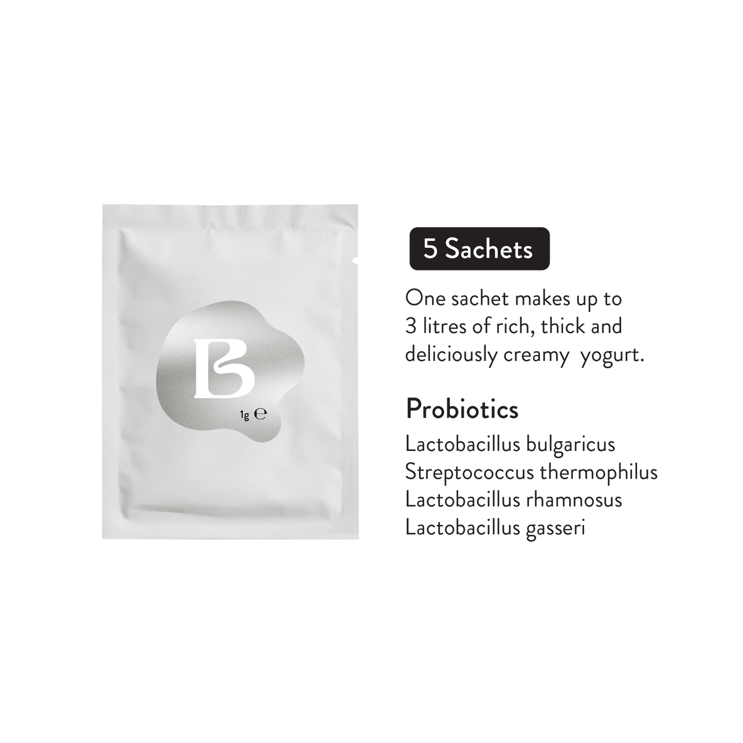 Probiotic Yogurt Starter sachets